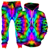 Colorful Abstract Mandala 3D Print Hoodies Pants Set Men's Sweatshirts Sweatpants Two Piece Suits Outdoor Tracksuit Man Clothing