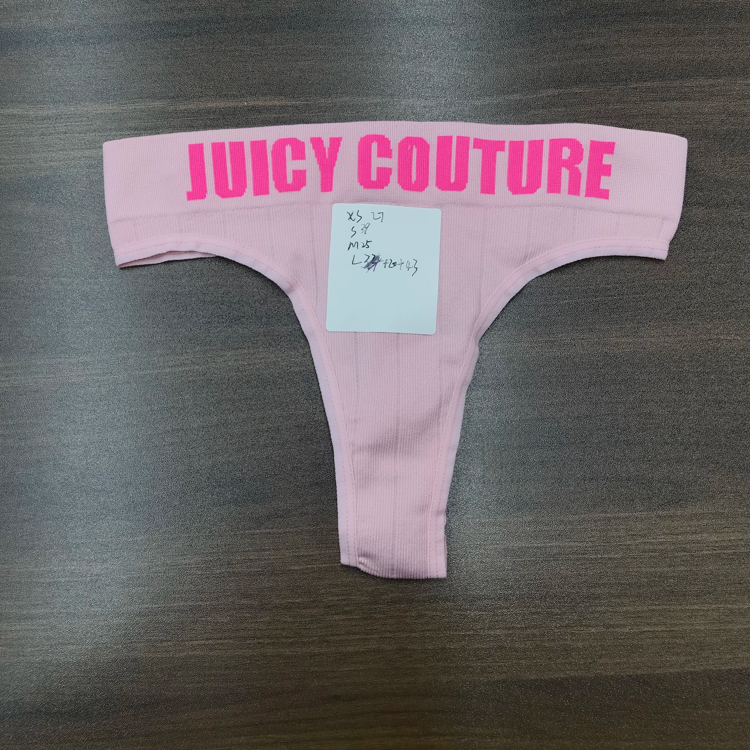 Women's Panties Sexy Juicy Couture Style Underwear Sexy Hot Lingerie T-pants for Ladies Thongs Japanese Women Seamless G-String