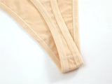 4Pcs Women's Cotton Thongs Sexy Thin Waist Underwear Traceless Low Waist G-string Sports T-Back Female Breathable Panties S-XL