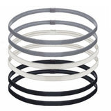 3pcs Elastic Absorbent Sweat Bands Solid Thicken Non-Slip Sports Outdoor Headbands Hair Accessories Running Exercise