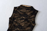 2025 Women's Summer Elegant Beige Black Sleeveless Lace Bodysuits Lady Luxury High Quality Street Bodycon Rompers Jumpsuits Tops