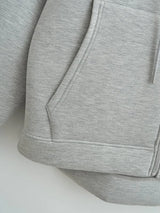 HH 2026 Casual Women's Soild Zipper Hoodie Long Sleeve Big Pocket Zipper Jacket With Hood Female Loose Outerwear Coat Tops