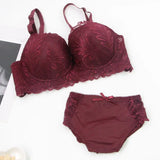 DaiNaFang Push Up Bras Set For Women Breathable Lift 34/75 36/80 38/85 40/90 42/95 BC Cup Underwear Bow Lingerie