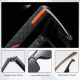 Fashion Polarized Sunglasses For Men Square Oversized Anti Glare Driver Mirror Sun Glasses Women UV400 Goggles Male
