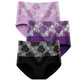 3Pcs/Lot Women's Underwear Plus Size Cotton Panties High Waist Briefs Sexy Lingerie Female Pantys M-5XL Seamless Underpant Girls