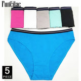 Women's cotton panties Girl Briefs Ms. cotton underwear bikini underwear sexy Ladies Briefs Free shipping 5 Pcs/set