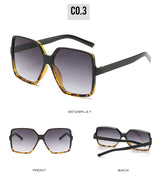 New Trend Full-frame Large Square Sunglasses Fashion Y2k Ladies Sunglasses