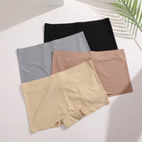 1Pc Women's Seamless Panties Sports Boxers Underwear Female Solid Color Comfortable Briefs Cozy Lingerie Intimate Underpant S-XL
