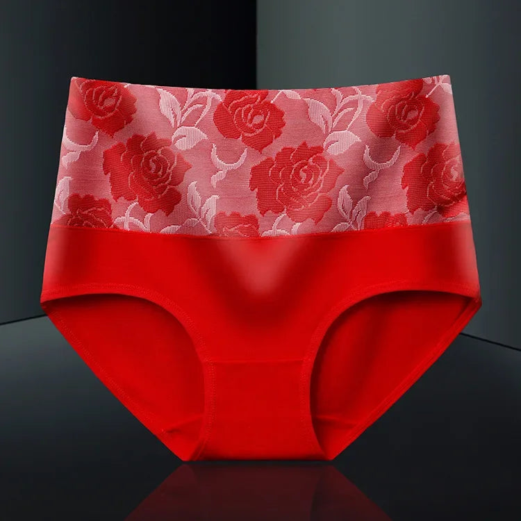3Pcs/Lot Women's Underwear Plus Size Cotton Panties High Waist Briefs Sexy Lingerie Female Pantys M-5XL Seamless Underpant Girls