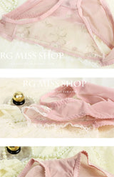 MOYISU New Arrival Luxury Pure Desire Lace Tulle Sexy Panties Lingerie Set Lilacs Embroidery Girl Boobs Big Size Big Boobs Small