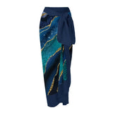 2026 New Sexy Print Retro Swimwear Beach Dress Cover Up Long Skirts Skirt Party Outfits Swimsuit Beachwear