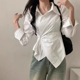 Spring Autumn Casual Striped Shirt Women Shirts Fashion Female Long Sleeve Slim Blouse Tops Office Lady Shirts