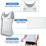Men Slimming Body Shaper Abdomen Reducer Underwear Tank Top Sleevelss Wide Strap Shapewear Fitness Posture Correct Belly Abdominal Fat Reducer Vest Breathable Soft Waist Trainer S-3XL