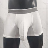 Men Modal Boxer Briefs Big Pouch Underwear Extra Large Bulge Enhancing Breathable Cooling Lightweight Mens Boxers Shorts Panties