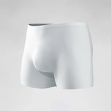 Men's underwear, men's 3D punched ice silk four-cornered pants, seamless thin, flat-cornered pants, extended sport, summer