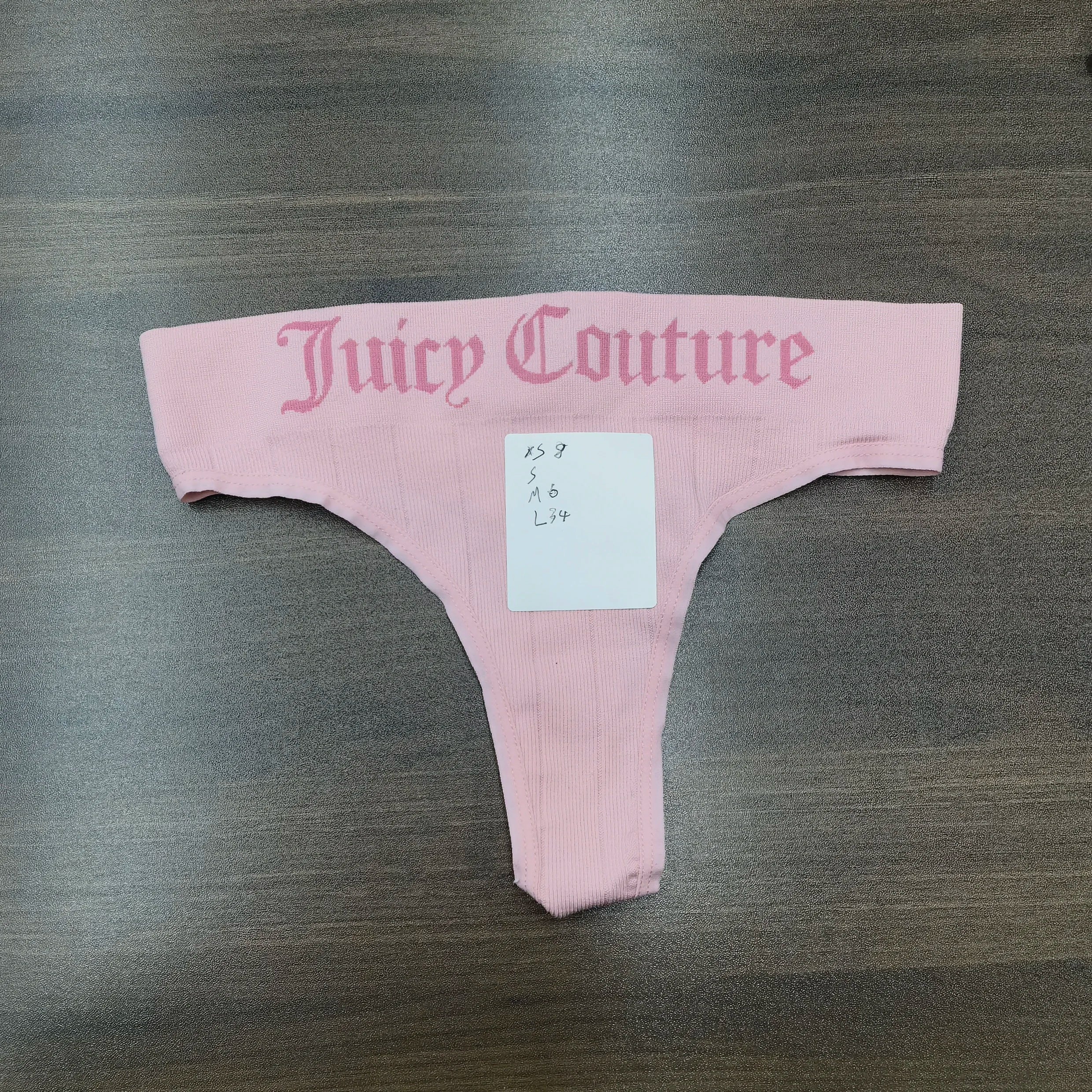 Women's Panties Sexy Juicy Couture Style Underwear Sexy Hot Lingerie T-pants for Ladies Thongs Japanese Women Seamless G-String