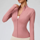NEW Summer Women's Stand Collar Yoga Sun Protection Jacket, Anti-UV Slim Lightweight Sun Shirt for Outdoor Sports & Daily Wear