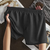 Mens Aro Pants Ice Silk Cool-Feeling Loose Breathable Boxer Briefs Men Seamless Boxer Shorts Male Underwear Man Pajama Pants