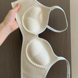 Wireless Push Up Bra for Small Chest A-C Cup Seamless 3D Pads Anti-Sagging Bralette No Trace Underwear