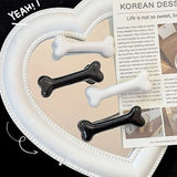 2/4pcs Funny bone hair accessories, hair clip edges, cute hair clip headpieces, creative and simple headpiece clips