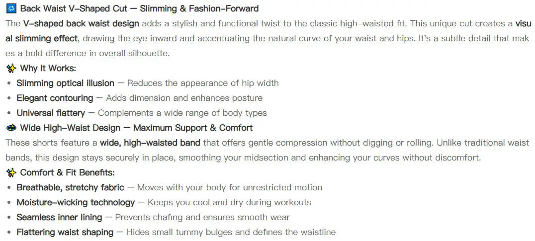 Women's High-Waist Yoga Sports Shorts Summer V-Shaped Widen Peach Hip Lifting Tight Fit Three-Part Fitness Shorts