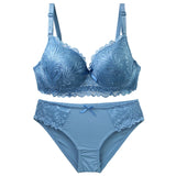 DaiNaFang Push Up Bras Set For Women Breathable Lift 34/75 36/80 38/85 40/90 42/95 BC Cup Underwear Bow Lingerie
