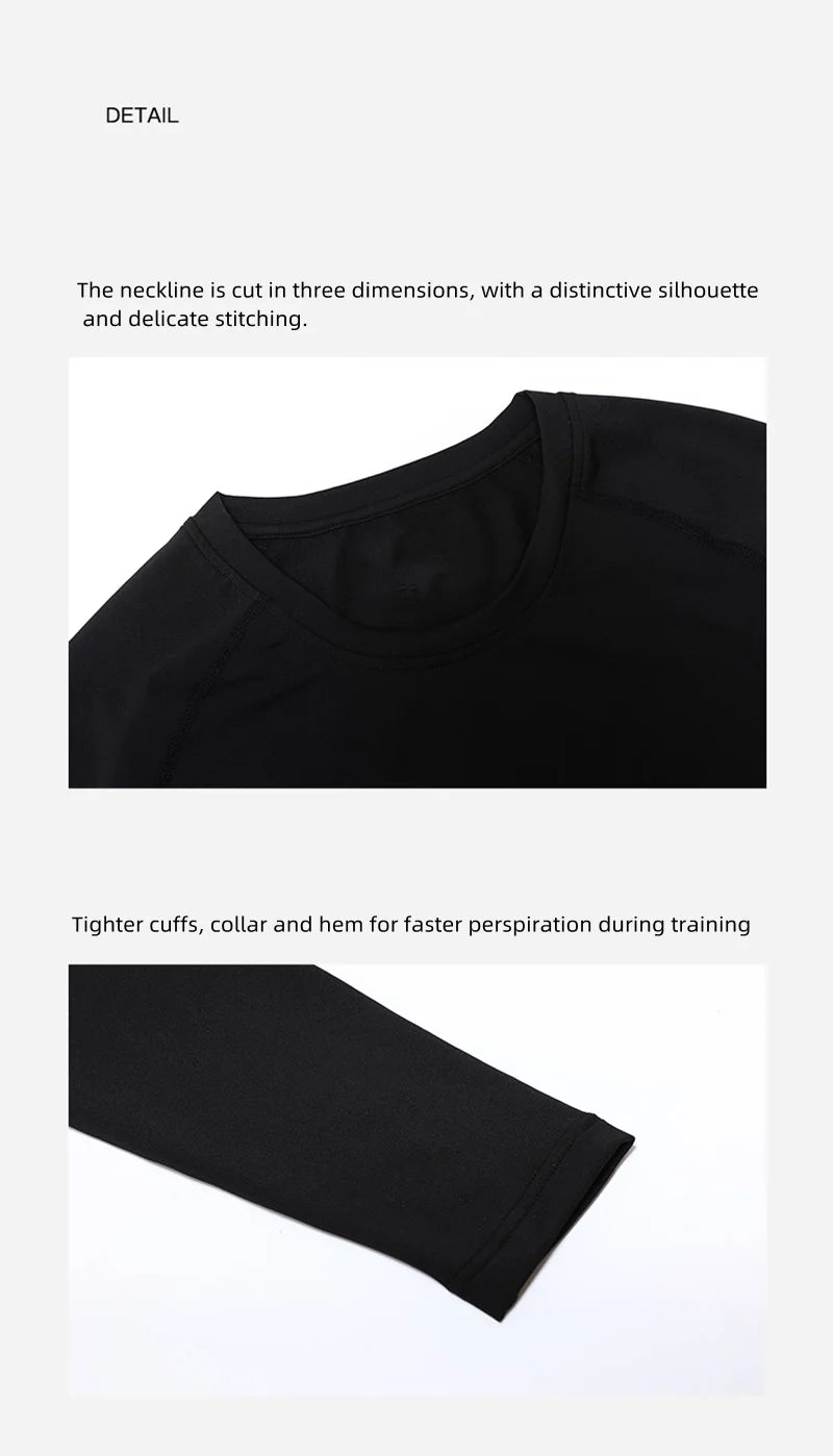2Pcs Men Compression Sportswear Set Elastic Quick Fit Workout Jogging Training Yoga Fitness Tracksuit for Sports Exercise