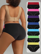 7PCS/Set High Waist Body Shaper Soft Briefs for Women Slimming Breathable Panty Plus Size XS-3XL Lingerie Female Underwear