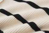 AS AW25 stripe knitting cardigan + sleeveless patch dress maxi matching set for woman clothing