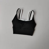 Sports Underwear Bras Top Women's Shockproof Gathering Fitness and Breasts Wearing Yoga Quick-drying Suspender Vests in Summer