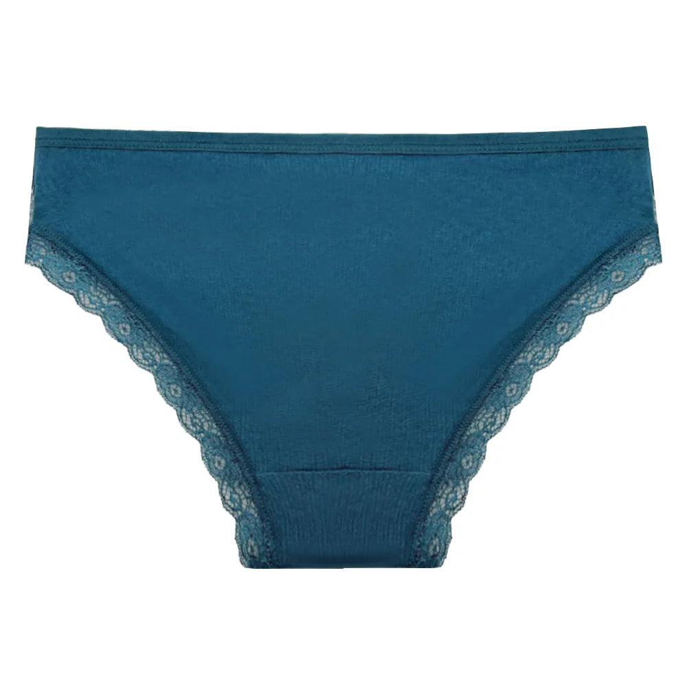 5 PCS/SET New Arrival Low Rise Ladies Sexy Lace Panty Underpants Panties For Women Lingerie Cotton Briefs