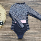 2026 Surfing Sport Swimsuit Long Sleeves Women One Piece Swimsuit  Swimwear Solid Monokini Bathing Suit Tropical Bodysuit Female