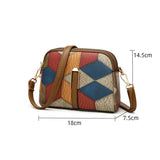 Yogodlns New Luxury Handbag Women Stitching Wild Messenger Bags Designer Brand Plaid Shoulder Bag Female Ladies Totes