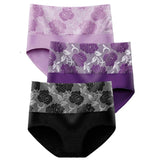 3Pcs/Lot Women's Underwear Plus Size Cotton Panties High Waist Briefs Sexy Lingerie Female Pantys M-5XL Seamless Underpant Girls