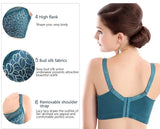 Thin Cup Push Up Bra Mesh Lace Bras For Women Plus Size Underwear Brassiere Elegant Pattern Lingerie