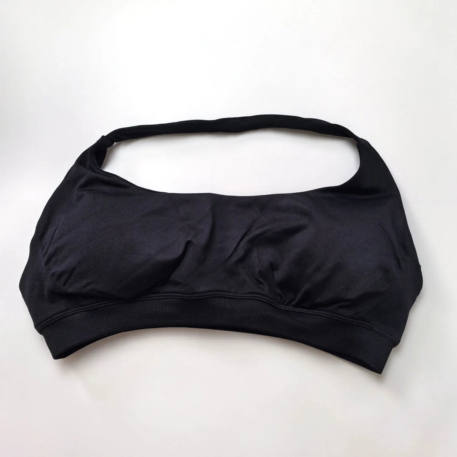 NCLAGEN Impact Sports Bra Women Seamless Halter Top High Support Push-up Open Back Gym wear Fitness Yoga Workout underwear