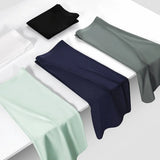 1pc Men Ice Silk Boxers Shorts Sports Long Leg Shorts Underwear Thin Seamless Anti-wear Panties Breathable Comfortable Underpant