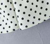 YENKYE French Style Retro Polka Dot Deep V Halter Dress Women Sexy Backless A-line Slim Sweet Elegant Mini Dresses Summer Robe