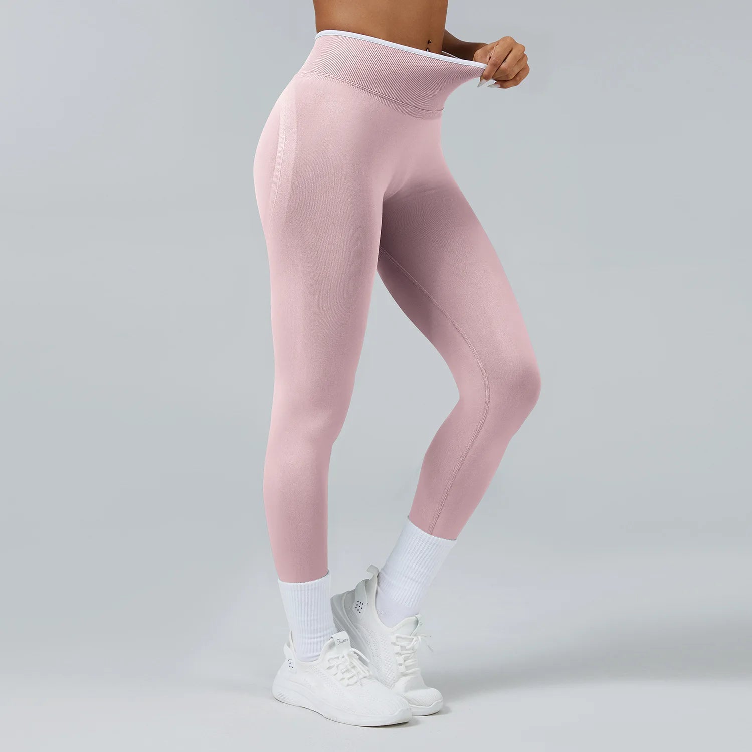Women Seamless Sports Yoga Fitness Cycling Elastic Gym Running Sports Pants Ignite Sculpt Scrunch Workout High Waisted Leggings