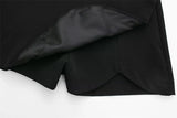 MUJER 2025 Black Mini Skirt Shorts Woman Fashion Asymmetric Skort For Women High Waist Short Skirts Woman Summer Casual Shorts