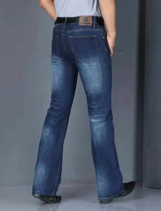 Men's Flared Jeans Loose Men Big-Leg Jeans Men Flared Pants Boot Cut Leg Designer Classic Jeans Multiple Styles Size 28-40