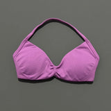 HISTELLO Impact Strappy Bra Women Seamless Gym Underwear High Support Halter Sexy Sports Clothing Push-up Yoga Workout Tank Top