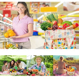 Versatile Folding Shopping Bag, Large Capacity Travel Tote Bag, Fashion Reusable Grocery Bag