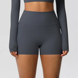 Women Sports Short With PocketedYoga Legging Shorts Squat Proof High Waist Fitness Tight Shorts Quick Drying Cycling Workout Gym