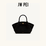 JW PEI Lucia Top-Handle Bag Luxury Designer Crossbody Shoulder Bag for Women Elegant Turn Lock Vegan Leather Messenger Purse