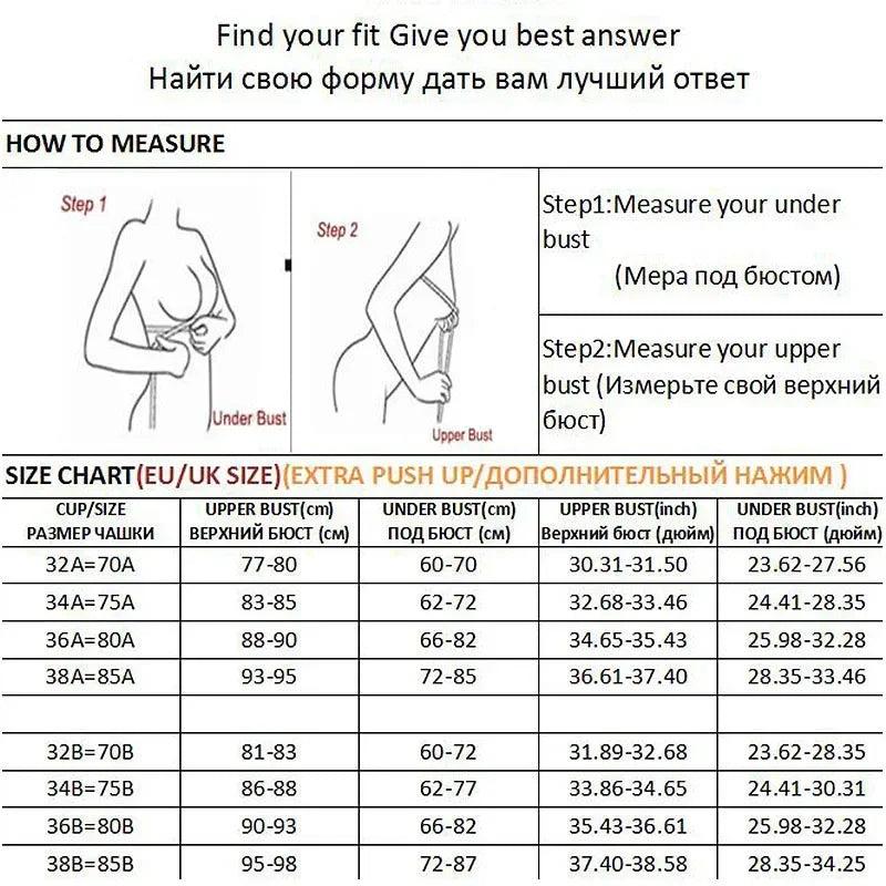 Women 1/2 Cup Lace Bra Sexy Floral Underwire Underwear Ladies Push Up Bras Female Comfortable Bra Half Cup Brassiere Lingerie