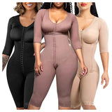 Full Body Colombian Girdles Shaper High Compression Bodysuits Postoperative Postpartum Lipo Arm Slimmer Waist Reducing Shapewear