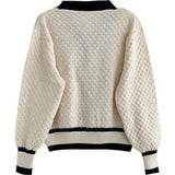 AOSSVIAO Korean Fashion New Loose Long-sleeved Knit Women's Sweater 2026 Autumn Winter Outwear Cardigan