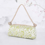 Fashion Shoulder Bag Women Handbag Luxury Embroidered Silk Bag Female Purse Small Cute Cosplay Cheongsam Flower Satin Tote Bag