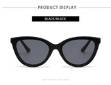 Large Frame Cat Eye Sunglasses Women New Retro Minimalist Style Gradient Sun Glasses High Quality Eyeglasses UV400